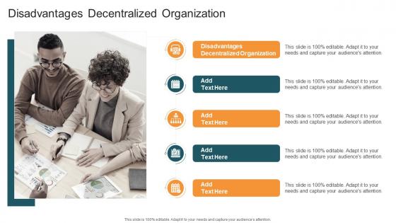 Disadvantages Decentralized Organization In Powerpoint And Google Slides Cpb