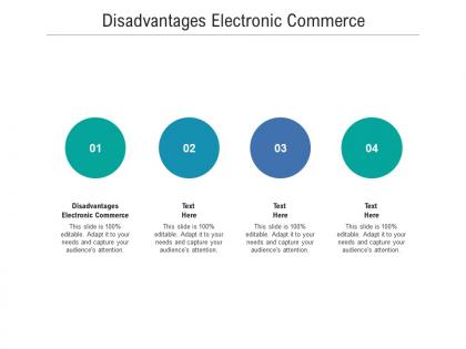 Disadvantages electronic commerce ppt powerpoint presentation layouts graphics example cpb