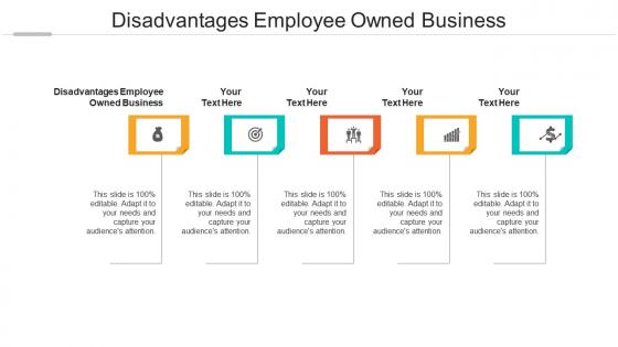 Disadvantages employee owned business ppt powerpoint presentation infographic examples cpb
