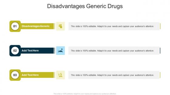 Disadvantages Generic Drugs In Powerpoint And Google Slides Cpb