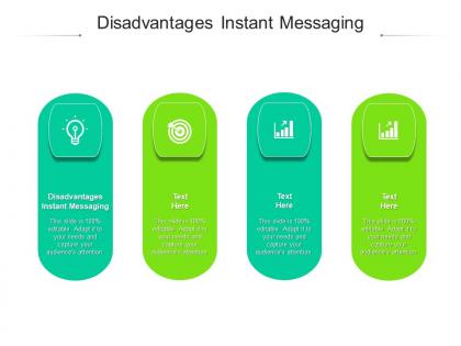 Disadvantages instant messaging ppt powerpoint presentation styles deck cpb