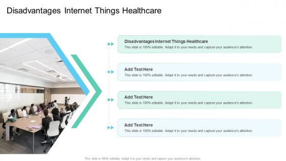 Disadvantages Internet Things Healthcare In Powerpoint And Google Slides Cpb