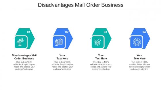 Disadvantages Mail Order Business Ppt Powerpoint Presentation Ideas Graphic Images Cpb
