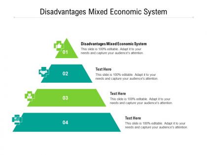 Disadvantages mixed economic system ppt powerpoint presentation professional clipart images cpb