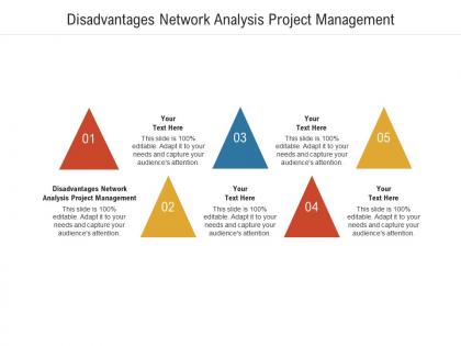 Disadvantages network analysis project management ppt powerpoint presentation styles styles cpb