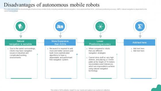 Disadvantages Of Autonomous Mobile Robots Autonomous Mobile Robots It