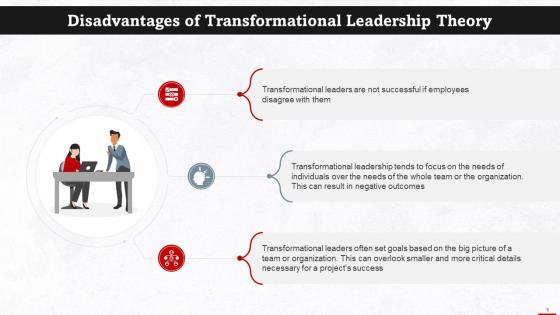 Disadvantages Of Transformational Leadership Theory Training Ppt