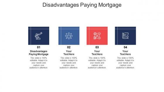 Disadvantages paying mortgage ppt powerpoint presentation icon designs download cpb