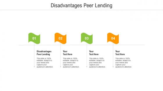 Disadvantages peer lending ppt powerpoint presentation layouts files cpb