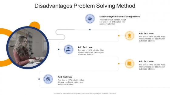 Disadvantages Problem Solving Method In Powerpoint And Google Slides Cpb