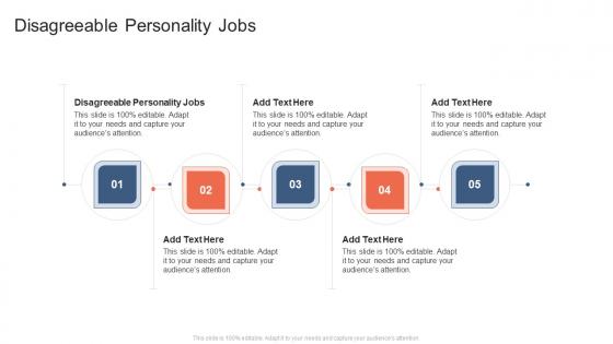 Disagreeable Personality Jobs In Powerpoint And Google Slides Cpb