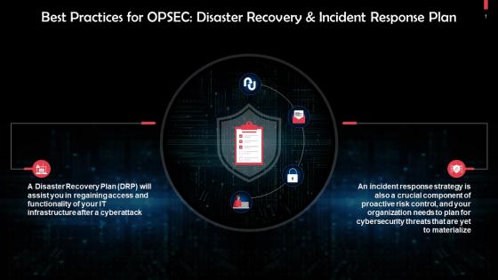 Disaster Recovery And Incident Response Plan For OPSEC Training Ppt
