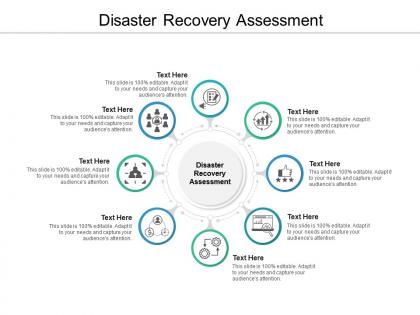 Disaster recovery assessment ppt powerpoint presentation professional good cpb