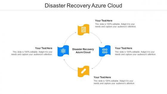 Disaster Recovery Azure Cloud Ppt Powerpoint Presentation Pictures Influencers Cpb