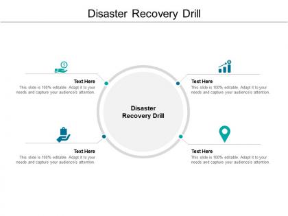 Disaster recovery drill ppt powerpoint presentation ideas designs download cpb