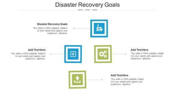 Disaster Recovery Goals Ppt Powerpoint Presentation Pictures Model Cpb