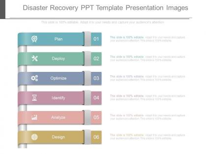 Disaster recovery ppt template presentation images