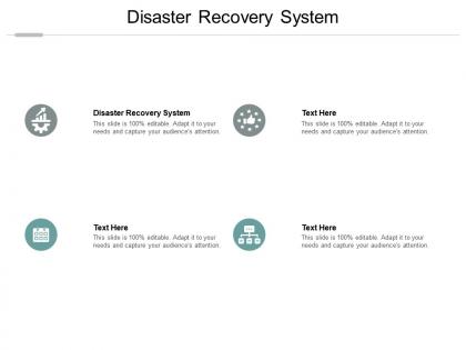 Disaster recovery system ppt powerpoint presentation ideas design inspiration cpb