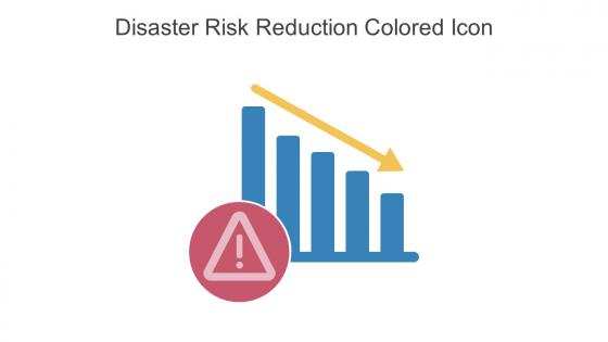 Disaster Risk Reduction Colored Icon In Powerpoint Pptx Png And Editable Eps Format
