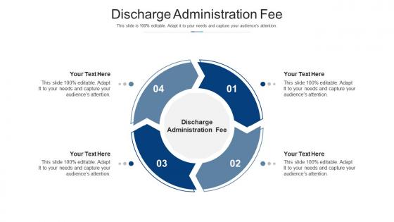 Discharge administration fee ppt powerpoint presentation professional layout ideas cpb