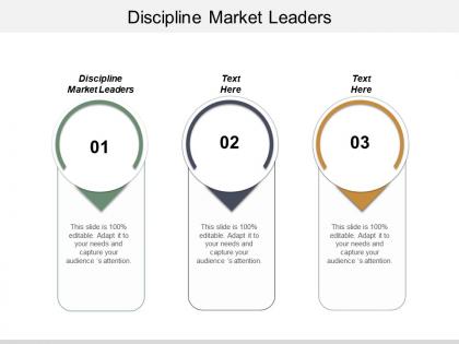 Discipline market leaders ppt powerpoint presentation ideas graphics tutorials cpb