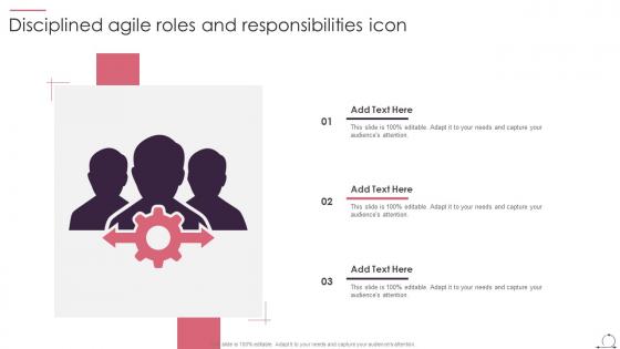Disciplined Agile Roles And Responsibilities Icon