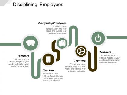 Disciplining employees ppt powerpoint presentation icon background images cpb