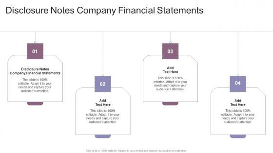 Disclosure Notes Company Financial Statements In Powerpoint And Google Slides Cpb