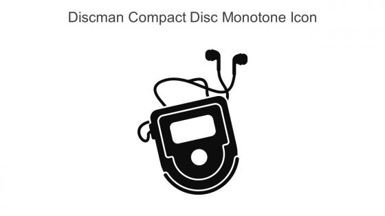 Discman Compact Disc Monotone Icon In Powerpoint Pptx Png And Editable Eps Format