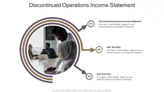 Discontinued Operations Income Statement In Powerpoint And Google Slides Cpb