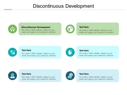 Discontinuous development ppt powerpoint presentation icon slideshow cpb