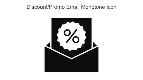 Discount Promo Email Monotone Icon In Powerpoint Pptx Png And Editable Eps Format