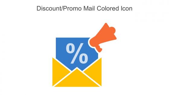 Discount Promo Mail Colored Icon In Powerpoint Pptx Png And Editable Eps Format