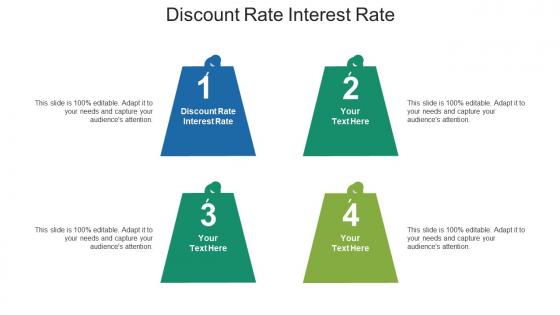 Discount rate interest rate ppt powerpoint presentation summary model cpb