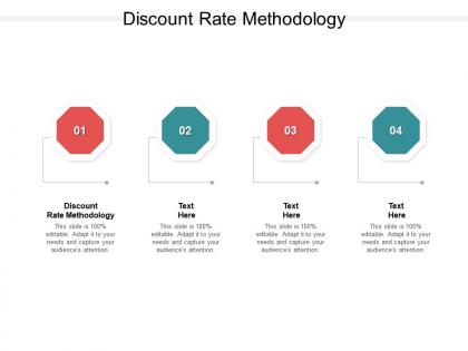 Discount rate methodology ppt powerpoint presentation gallery outline cpb