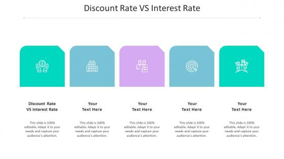 Discount Rate Vs Interest Rate Ppt Powerpoint Presentation File Ideas Cpb