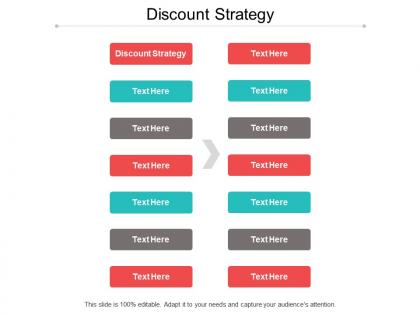 Discount strategy ppt powerpoint presentation file icon cpb