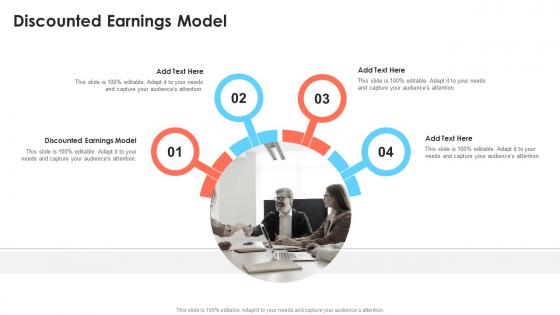 Discounted Earnings Model In Powerpoint And Google Slides Cpb