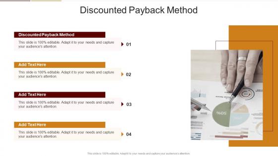 Discounted Payback Method In Powerpoint And Google Slides Cpb