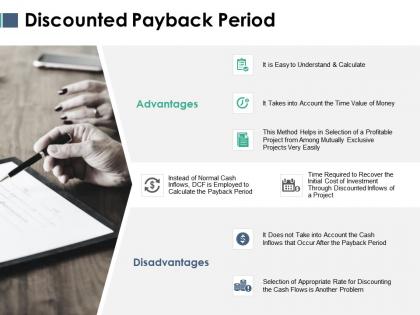 Discounted payback period ppt powerpoint presentation styles