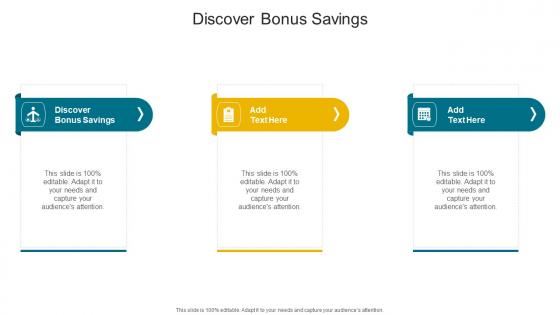 Discover Bonus Savings In Powerpoint And Google Slides Cpb