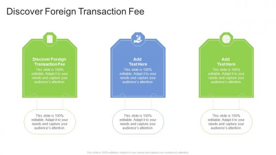Discover Foreign Transaction Fee In Powerpoint And Google Slides Cpb