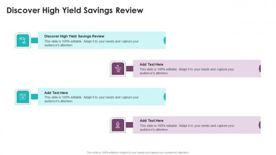 Discover High Yield Savings Review In Powerpoint And Google Slides Cpb