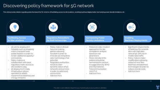 Discovering Policy Framework For 5g Network Leading And Preparing For 5g World