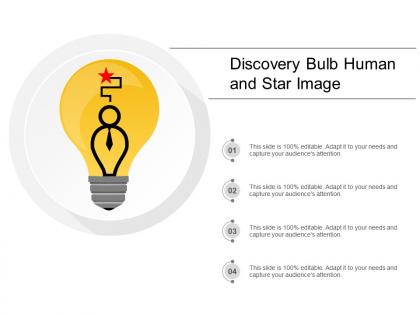 Discovery bulb human and star image