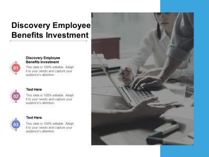 Discovery employee benefits investment ppt powerpoint gallery guide cpb