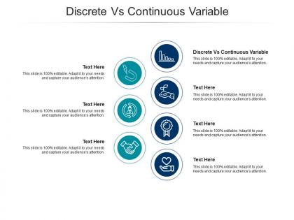 Discrete vs continuous variable ppt powerpoint presentation layouts infographic template cpb
