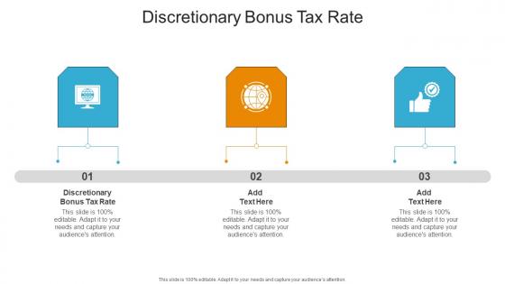 Discretionary Bonus Tax Rate In Powerpoint And Google Slides Cpb