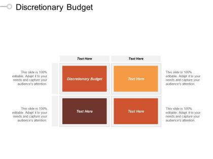 Discretionary budget ppt powerpoint presentation file ideas cpb