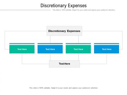 Discretionary expenses ppt powerpoint presentation styles cpb